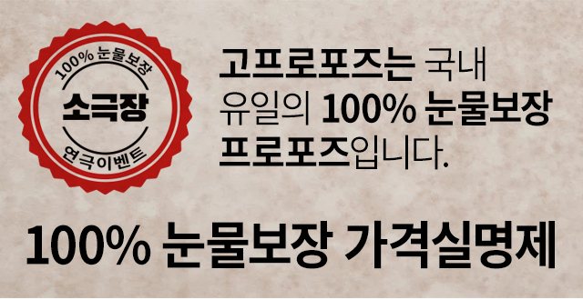 소극장 연극 이벤트 - 고프로포즈 안내